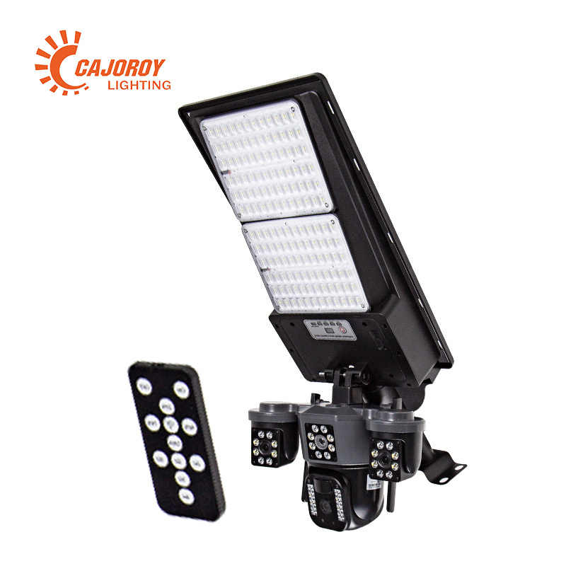 Waterproof 400W 500W 600W Solar Street Lamp Garden Led Solar Street Lights Outdoor With Camera