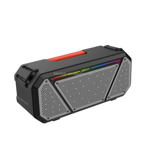 Caixas de Som Portáteis Mini com Alça, Rádio FM, Carregamento Sem Fio RGB 5.2, Bateria de 1800mAh, Som Estéreo Multifuncional para Festas com Microfone Embutido - Product Image 2