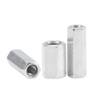 1/4-20 baja karbon seng berlapis heksagonal Standoff aluminium kuningan berulir Panel Insert Jam panjang kacang ANSI/ASME B18.2.2 mur
