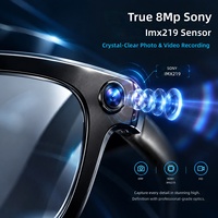 Lunettes Intelligentes IA avec Caméra 8MP, Verres Photochromiques, Commande par Bouton Tactile, Capture Photo et Vidéo Haute Définition en Temps Réel