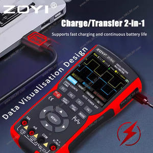 Osciloscopio <span class=keywords><strong>Digital</strong></span> ZOYI ZT-703S Ancho de Banda de 10MHz 50MSa/s Multímetro y Generador de Señales - Product Image 4