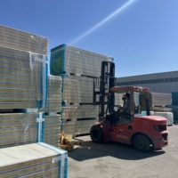 Panneau sandwich PU PIR en polyuréthane, isolant thermique, ignifuge, avec structure en acier léger, pour murs et toitures de entrepôts et ateliers