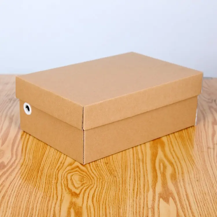 Großhandel neue Design Produktverpackung Karton Turnschuhe Schuhkarton mit individuellem Logo transparente Schuhbox Schuh-Aufbewahrungsbox