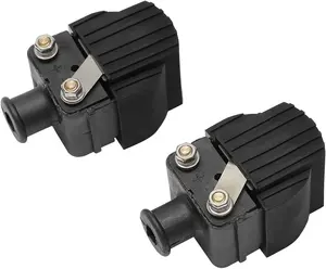2Pcs 18-5186 Ignition Coil Compatible with Mercury & Mariner Outboard Boat 6-125HP 140HP V135 V150 210CC Chrysler Force 40hp -15
