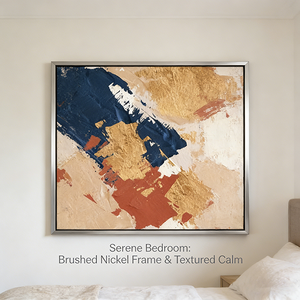 Art mural de style minimaliste Wabi-sabi, décoration de salon, peintures murales 3D abordables, peintures abstraites de natures mortes - Product Image 5