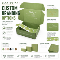 Maßgefertigte Papier-Versandtaschen Personalisierte Schachteln Geschenkverpackung für Matcha-Set Kekse Pralinen Kuchen