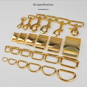 Set di 4 Pezzi in Acciaio Inox di Lusso <span class=keywords><strong>per</strong></span> Accessori da Viaggio, Fibbie <span class=keywords><strong>per</strong></span> Articoli in Pelle, Guinzagli <span class=keywords><strong>per</strong></span> <span class=keywords><strong>Cani</strong></span> - Product Image 1