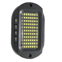 Kingshowstar 104LED Rock Lights 1-20 Pods Grand Angle pour IP68 Étanche 12V Kit LED Néon Sous-éclairage pour Tout-terrain ATV UTV