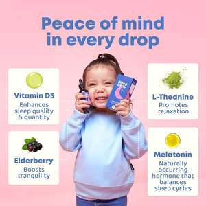 Gotas Líquidas Orales de 60 ml de Acción Rápida, Antioxidante y Favorecedor del Sueño para Niños, en Oferta - Product Image 4