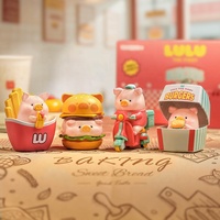 Vente en gros de figurines articulées authentiques TOYZEROPLUS en boîte surprise, série Canned Pig Lulu Pig Hamburger Express, objet décoratif et cadeau