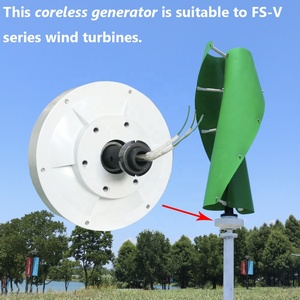 Generador Eólico Vertical de 800w 2kw con Controlador MPPT, Turbinas Eólicas en Venta - Product Image 1