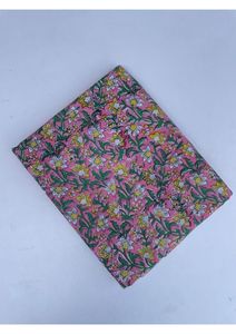 Tissu en coton biologique, magnifique impression artisanale au bloc, couleurs éclatantes, style Dobby côtelé léger pour chemises et rideaux pour garçons - Product Image 2