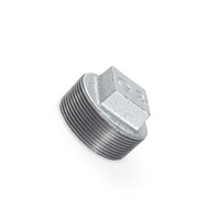 Raccord de tuyauterie à filetage mâle haute pression TSP, coude NPT 90° en fonte malléable forgée, hexagonal rétro