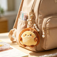 Porte-clés en peluche doux et compact personnalisé, breloque décorative pour sac à main, pour les revendeurs en gros de boutiques