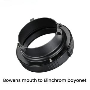 SN-14 Bowens Mount to Elinchrom Mount Interchangeable Ring Adapter Converter Sn14 pour Photo Studio Strobe Speedlite - Product Image 2