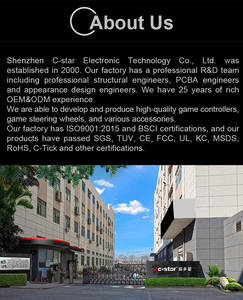 Volante <span class=keywords><strong>de</strong></span> Juego con Cable C-Star Más Vendido, con Giro <span class=keywords><strong>de</strong></span> 720 Grados y Diseño Ergonómico para <span class=keywords><strong>PC</strong></span> - Product Image 4