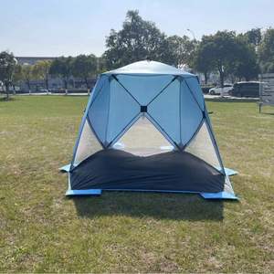 Carpa de Apertura Automática Oxford para una Habitación, Tipo Reforzado Recto, Impermeable, con Cinta Plateada de Fácil Montaje, para Familias, Cuatro Estaciones - Product Image 4
