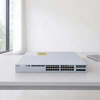 Switch Jaringan 3 Lapis Seri C9300L 24 Port POE Gigabit Port Baru C9300L-24P-4G-E C9300L-24P-4G-A C9300L-24P-4X-E C9300L-24P-4X-A