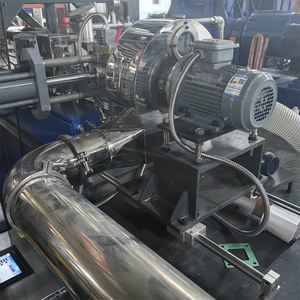 PP PE ABS Sắc Tố Màu Sắc Chủ Hàng Loạt Pelletizing Dòng Carbon Đen Tạo Hạt Twin-Vít Máy Đùn Với PLC - Product Image 4