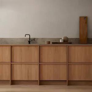 Diseño personalizado <span class=keywords><strong>de</strong></span> fábrica con juego <span class=keywords><strong>de</strong></span> unidades <span class=keywords><strong>de</strong></span> cocina <span class=keywords><strong>de</strong></span> madera Gabinetes modernos Cocina Alacenas <span class=keywords><strong>De</strong></span> Cocina con fregadero - Product Image 2