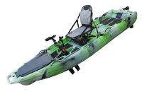 Nouveau Kayak modulaire 1 personne de section de Vicking Factory 4m pédale LLDPE canoë/Kayak en plastique détachable canoë de pêche en mer conçu