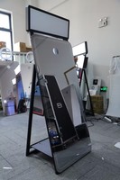 Nouveau photomaton miroir magique selfie photomaton miroir magique led cadre écran tactile avec étui de vol caméra pour les événements