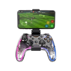 8039 Rgb Cahaya Joystick Nirkabel untuk Ps4 Gamepad Getaran Joystick <span class=keywords><strong>Controller</strong></span> untuk Beralih Konsol Gamepad untuk <span class=keywords><strong>Pc</strong></span> Ponsel - Product Image 1