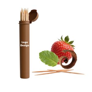 Palillos de Madera de Abedul Desechables con Sabor a Aceite de Corteza de Canela, Marcas Personalizadas, Aroma a Menta, Dulces Masticables para Dejar de Fumar - Product Image 1