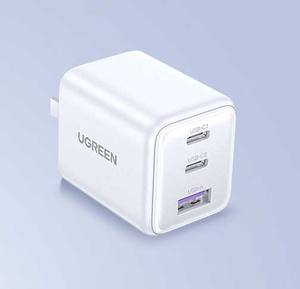 Cargador UGREEN GaN de 30W Tipo USB C de 3 Puertos Carga Rápida Cargador de Pared 2C1A Cargador de Teléfono para iPhone 17 16 Samsung Galaxy S25/S24 - Product Image 2