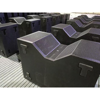 Système audio professionnel avec deux caissons de basses de 21 pouces, son professionnel pour événements intérieurs et extérieurs, basses de scène, vente en gros OEM.