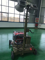 Mât télescopique de 10 m de hauteur à charge utile élevée, treuil électrique en acier robuste pour grandes configurations d'antennes
