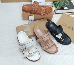 ZA2024 moda estiva <span class=keywords><strong>da</strong></span> <span class=keywords><strong>donna</strong></span> per pantofole eleganti sandali piatti con cinturini per abiti <span class=keywords><strong>da</strong></span> spiaggia <span class=keywords><strong>da</strong></span> <span class=keywords><strong>casa</strong></span> <span class=keywords><strong>scarpe</strong></span> <span class=keywords><strong>da</strong></span> spiaggia - Product Image 2