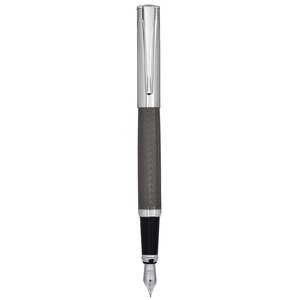 Penna stilografica in rame cromato brunito con punta in oro e acciaio inossidabile per la scrittura e la finanza regalo in scatola o allentata - Product Image 3