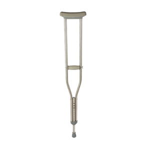 Muleta de acero inoxidable KS con altura ajustable para personas mayores y discapacitadas, dispositivo de asistencia para caminar. - Product Image 1