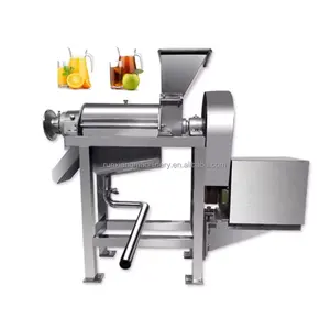 Stainless Steel Screw Crusher Industrial Spiral Crushed Juicer Orange Apple Watermelon Pineapple Industrial Juicer Machine