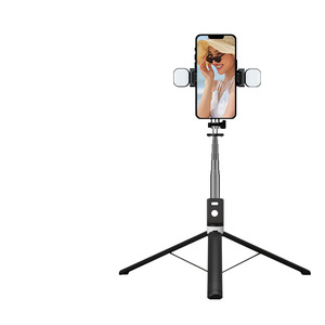 Yunteng Image Stabilized Selfie Stick With Led Light Telescopic Portable Travel Photography Vlog Vertical Shooting - Product Image 2