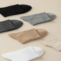 Chaussettes en coton personnalisées unisexes, chaussettes mi-mollet respirantes, douces, décontractées, pour tous les jours, logo personnalisé OEM ODM