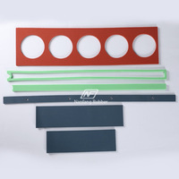 Traitement de découpe en mousse de silicone texturée pour l'absorption des chocs, l'amortissement, les bagues d'étanchéité et les joints
