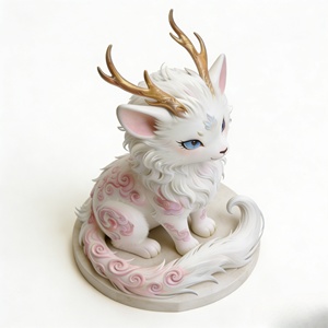 L'Esprit des Montagnes et des Mers : la Sculpture Auspicieuse du Cerf et du <span class=keywords><strong>Renard</strong></span>, sculptée et coulée par Bozhiyi - Product Image 2