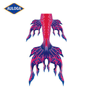 Самый популярный в <span class=keywords><strong>2026</strong></span> году костюм-русалка из спандекса/полиэстера для плавания, синий, в стиле бикини, с цифровым принтом, больших размеров, с моноплавом - Product Image 4