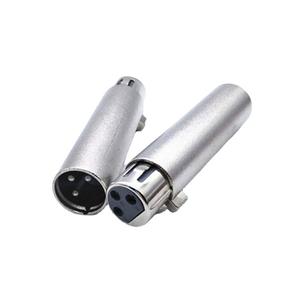 Adaptador de audio de 3 pines CANNON macho a hembra, conector giratorio CANNON hembra recto para extensión de micrófono - Product Image 1