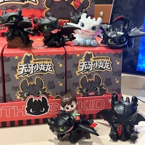 Caja Sorpresa Temática Dragón Genuina al por Mayor, Figura Adorable de Fúria Nocturna, Colección de Muñecos de Adorno de Escritorio de Moda - Product Image 4