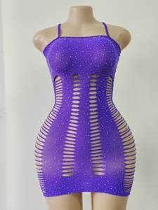 TZ57 para <span class=keywords><strong>Amazon</strong></span>, lencería brillante caliente para <span class=keywords><strong>mujer</strong></span>, falda, vestido <span class=keywords><strong>de</strong></span> malla, Bodystocking, ropa <span class=keywords><strong>de</strong></span> actuación para Ballet, traje <span class=keywords><strong>de</strong></span> baile exótico - Product Image 4