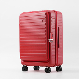 <span class=keywords><strong>Valigia</strong></span> Trolley Multifunzione Portatile con Guscio Rigido, Colore Solido, Chiusura a Cerniera, Apertura Laterale - Product Image 2