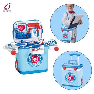 Chengji Jouet <span class=keywords><strong>Docteur</strong></span> Doctor Cart Pretend Play Set Medical Kit Toys Children Play House Handbag Medical Doctor Toy Set - Product Image 2