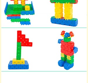 Bloques de Construcción de Plástico para Niños, Juguete Educativo Temprano, Rompecabezas de Bloques de Construcción, Venta al Por Mayor - Product Image 5