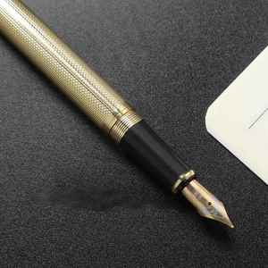 High Quality Custom Logo Embossed Golden Metal Fountain Luxury Gift Ballpoint <b>Pen</b> for Business Writing and School - Product Image 2