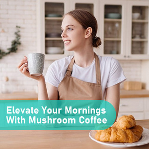 Private Label Fuel Collagen Mushroom Coffee with Carbohydrate Strengthen Immune Promotes Healthy Hair Reduced Stress Coffee - Product Image 5