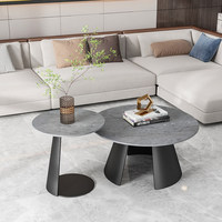 Table basse en métal de luxe léger avec cadre en fer, design moderne et simple, pliable pour petit appartement, salon