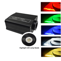 Kit de 500 Luces LED de Fibra Óptica para Techo de Auto, Efecto Cielo Estrellado, Decoración para Auto y Hogar